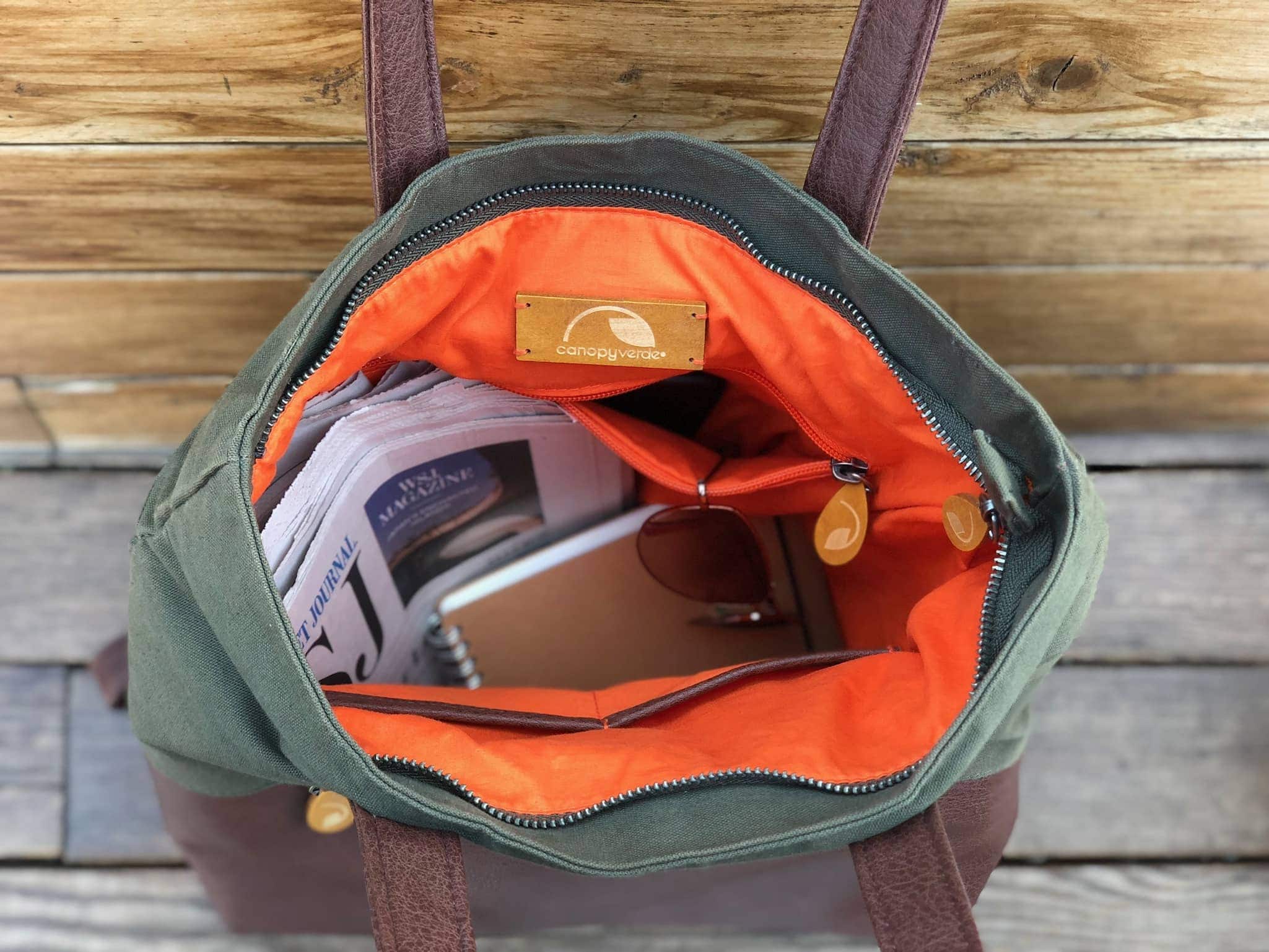 Convertible Backpack Tote with Trolley Sleeve