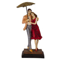 Love Couple with Umbrella Showpiece State for Home Decor Bedroom Table