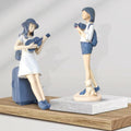 Cute and Elegant Girls Statue for Home Decor | Table Decor (Pack of 2,