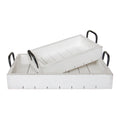 Rustic White Tray Set